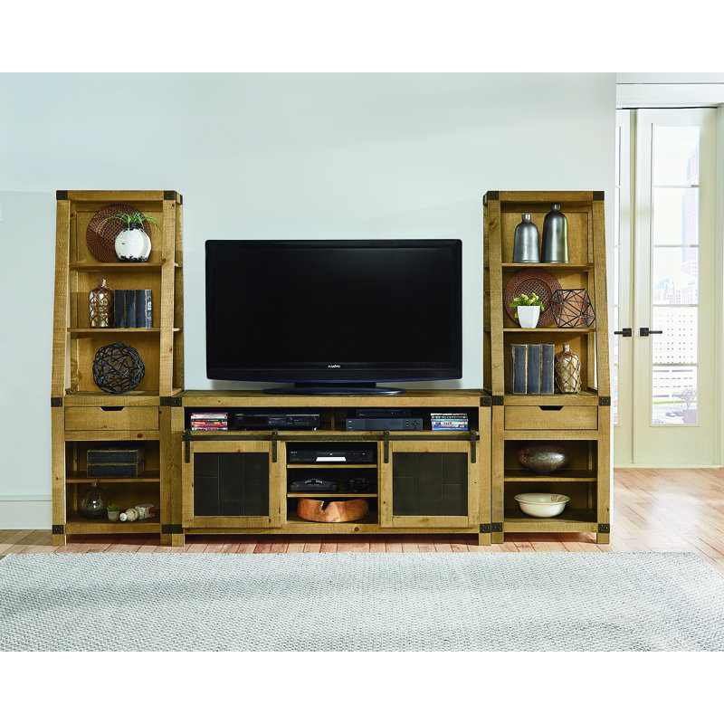 Loon Peak® Solid Wood Entertainment Center for TVs up to 70" & Reviews Wayfair